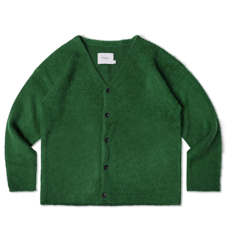 SOLID MOHAIR CARDIGAN_GREEN