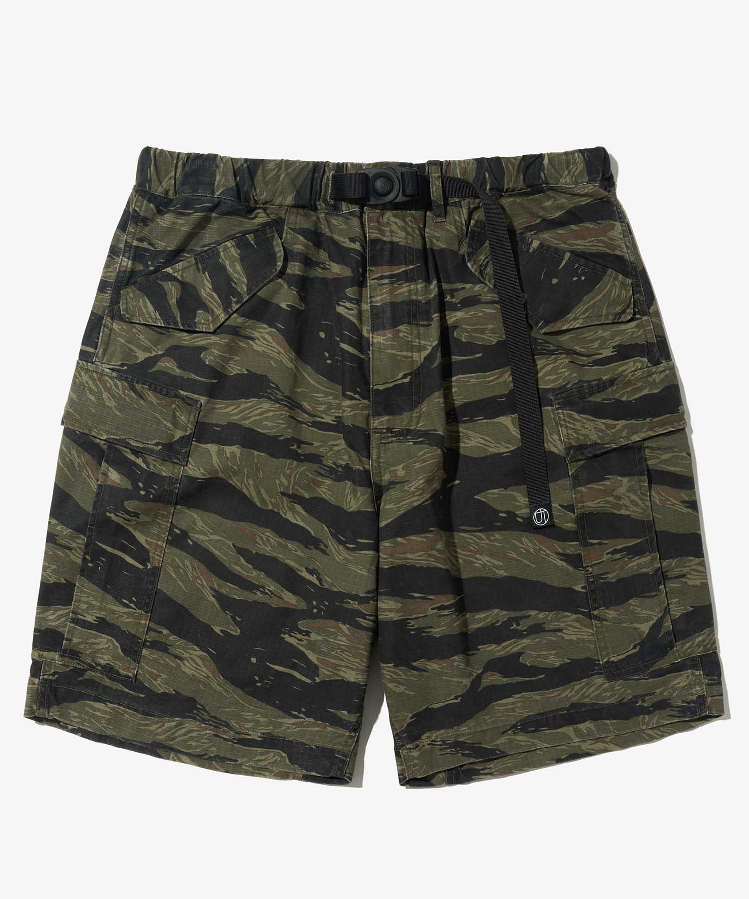 M65 WIDE CARGO BELTED SHORTS_CAMO