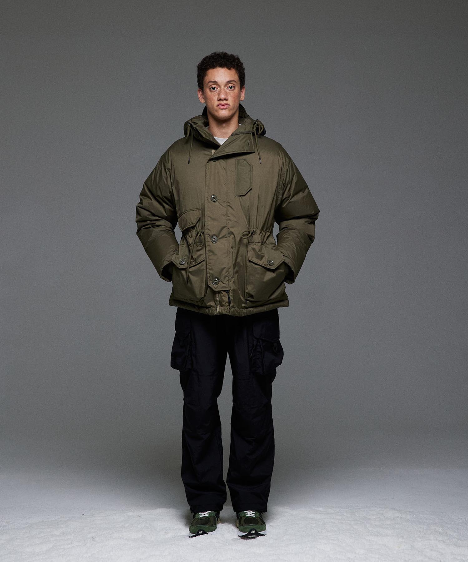 FOUL WEATHER DOWN PARKA_OLIVE GREEN