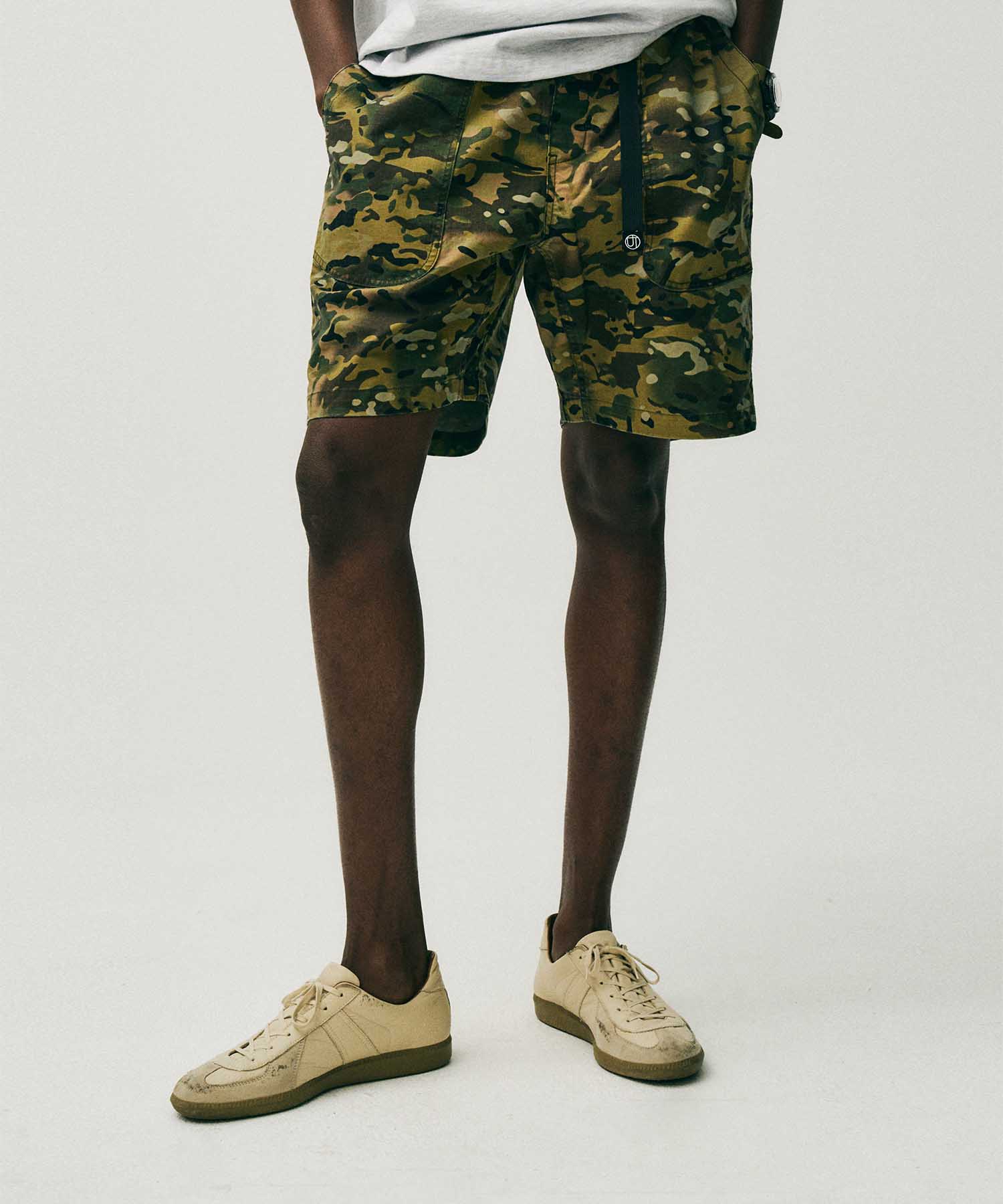 A-2 BELTED SHORTS_CAMO