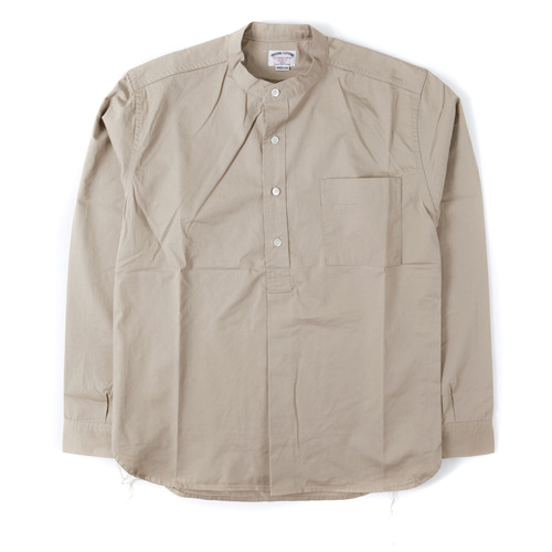 BAND COLLAR PULL OVER SHIRTS[BEIGE] 아웃스탠딩 컴퍼니BAND COLLAR PULL OVER SHIRTS[BEIGE]